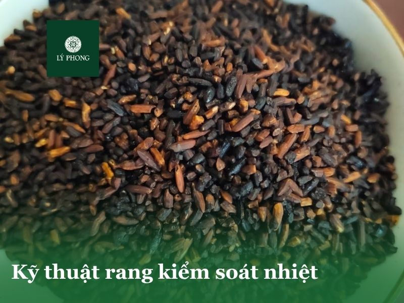 Kỹ thuật rang kiểm soát nhiệt khi rang trà gạo lứt