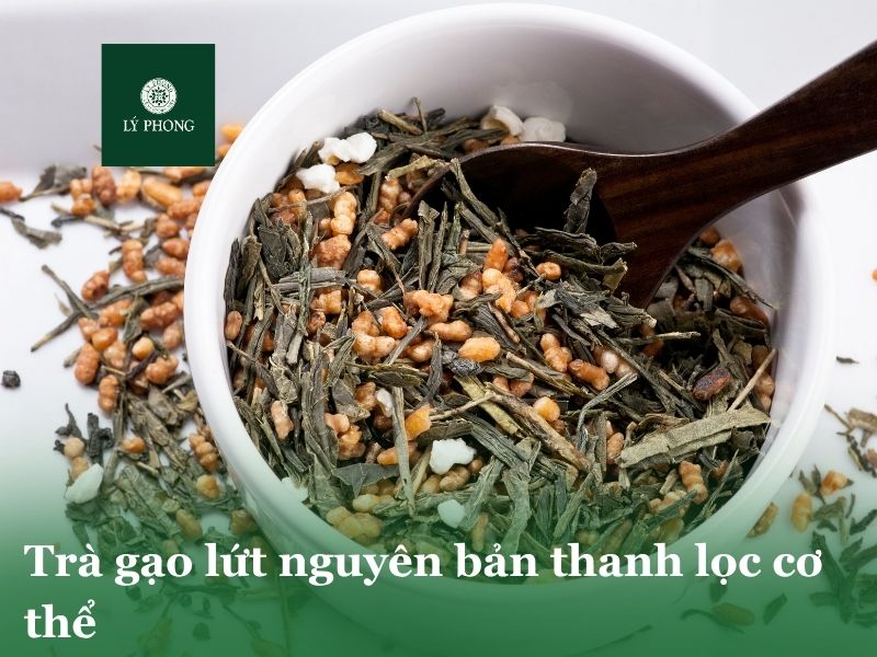 Trà gạo lứt nguyên bản giúp thanh lọc cơ thể