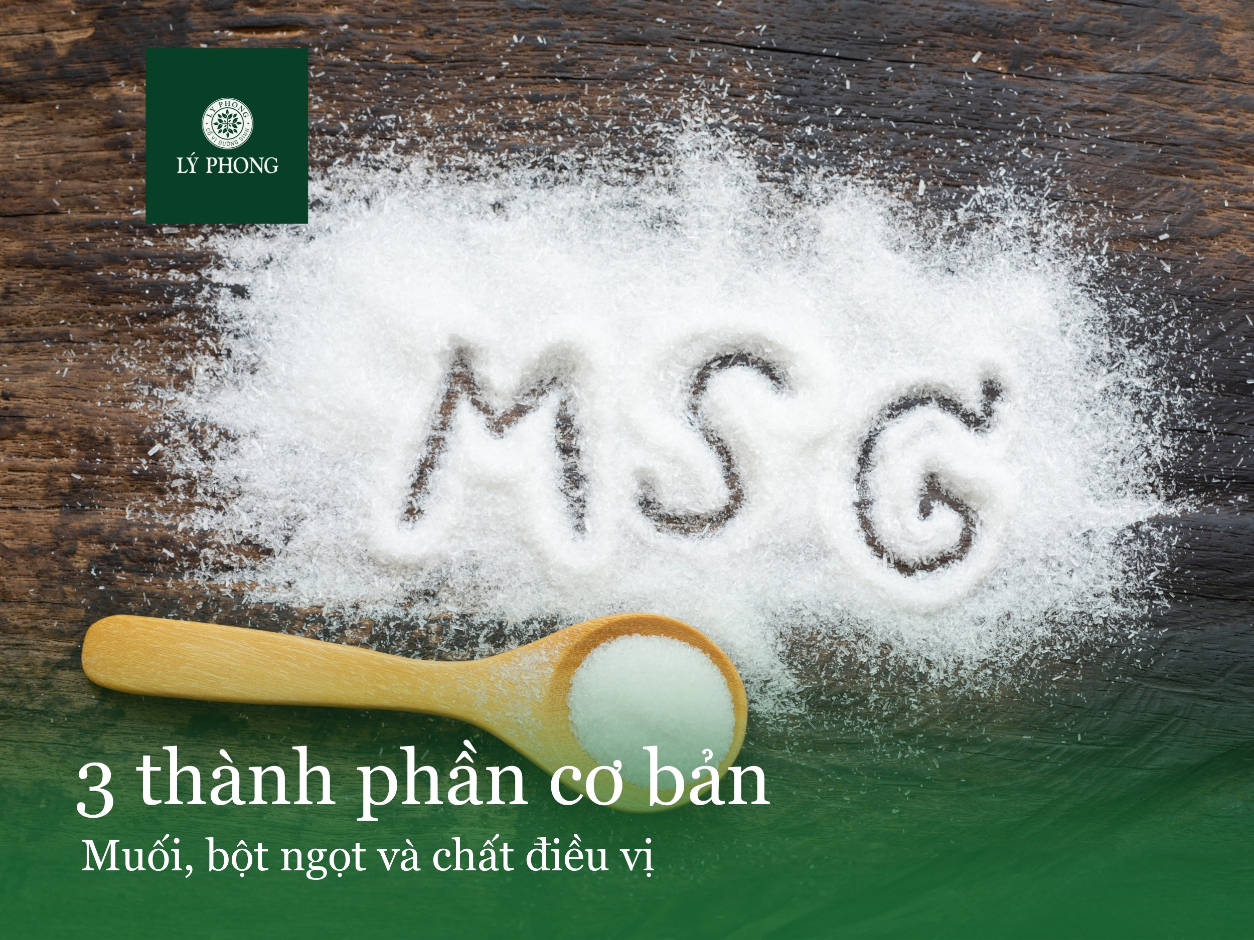 Bột nêm công nghiệp luôn có muối, bột ngọt và chất điều vị