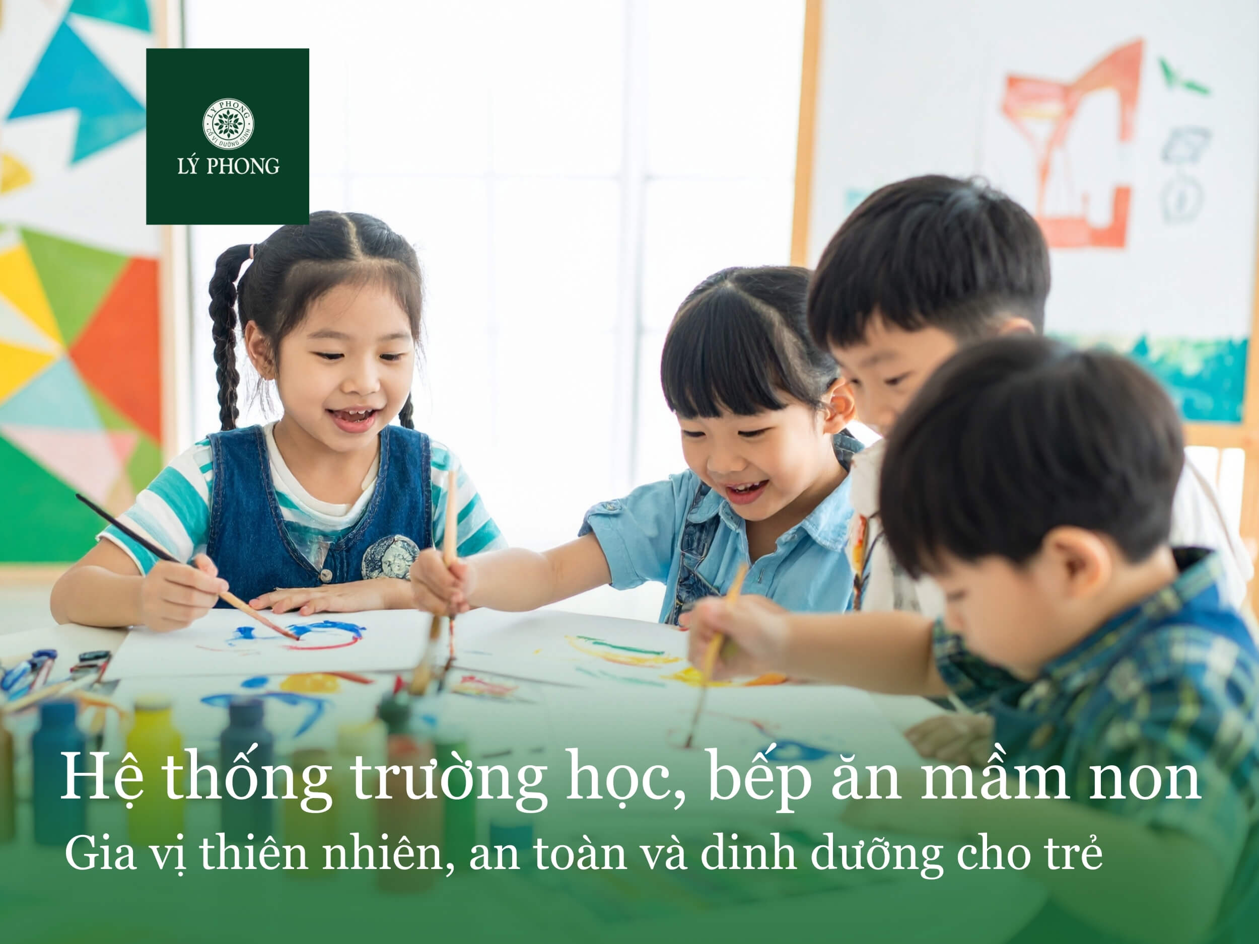 Hệ thống trường học, bếp ăn mẫu giáo