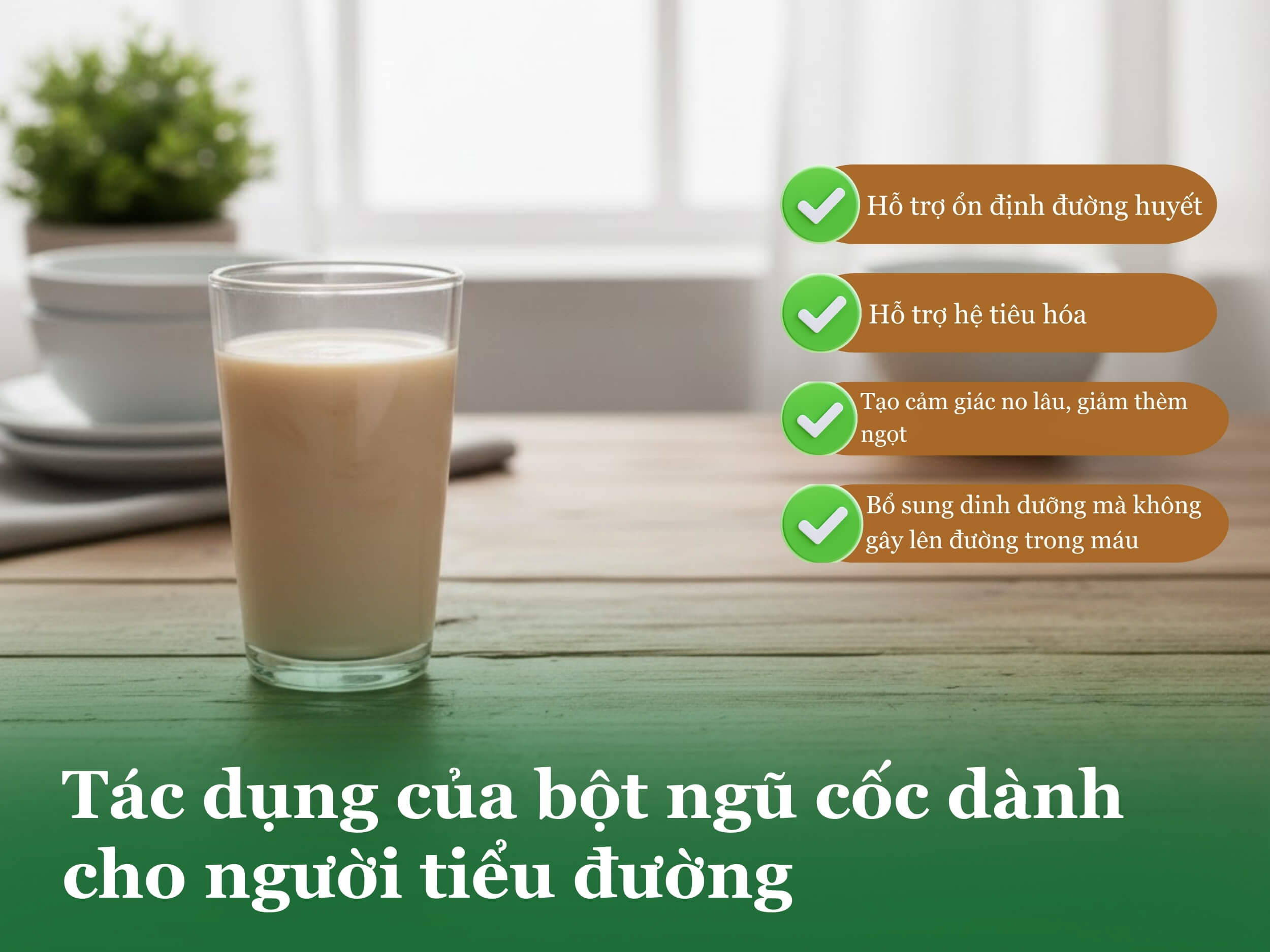 Tác dụng của bột ngũ cốc dành cho người tiểu đường