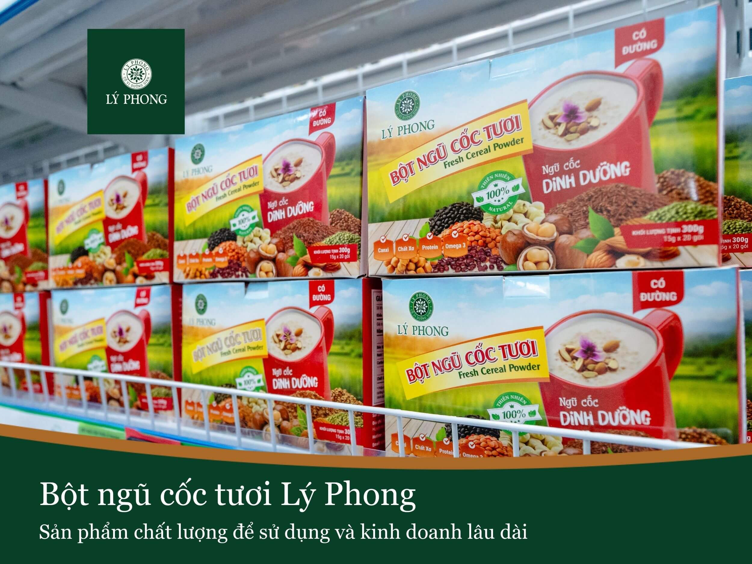 Bột ngũ cốc tươi Lý Phong 