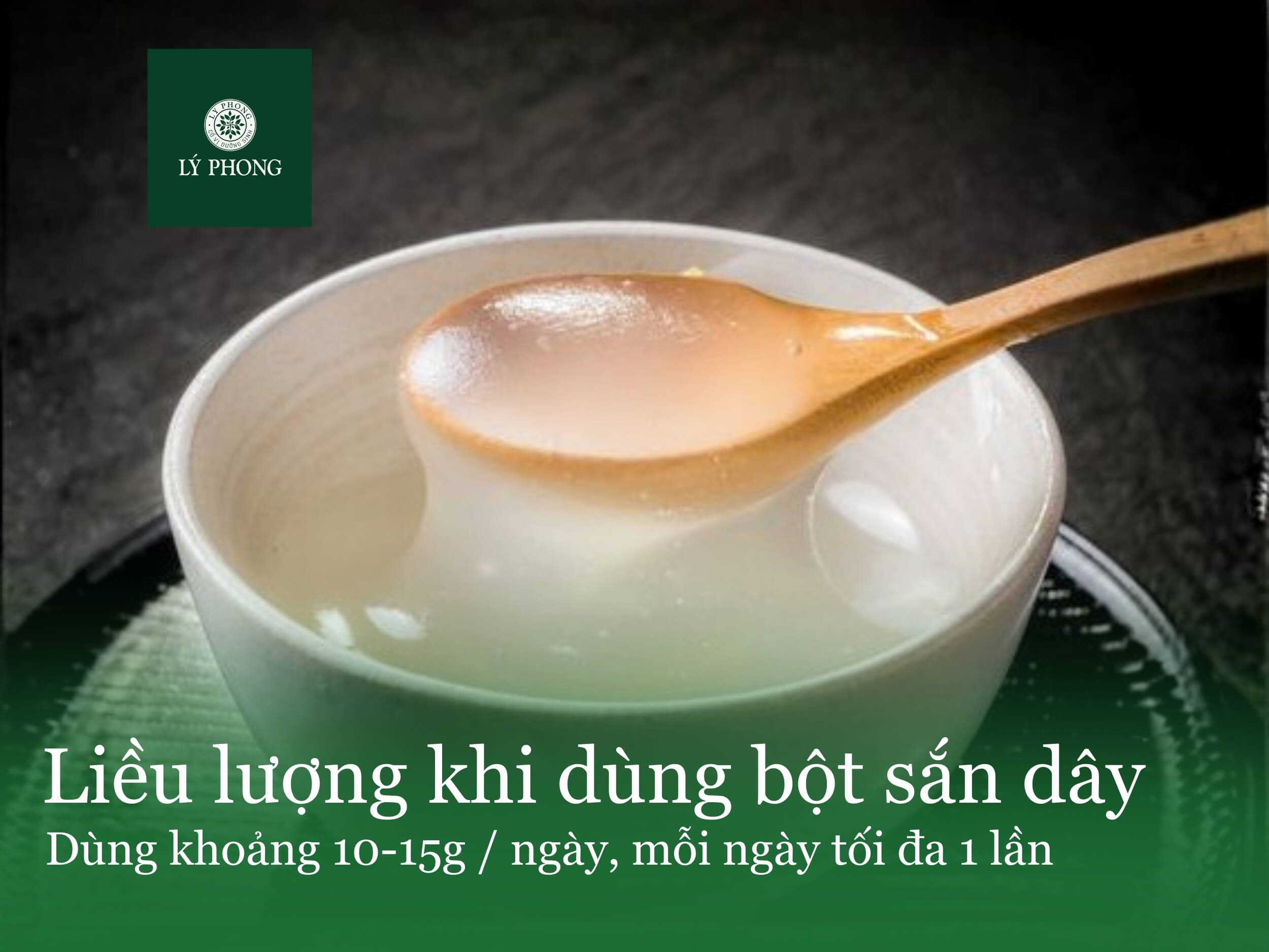 Liều lượng phù hợp khi uống bột sắn dây giảm cân