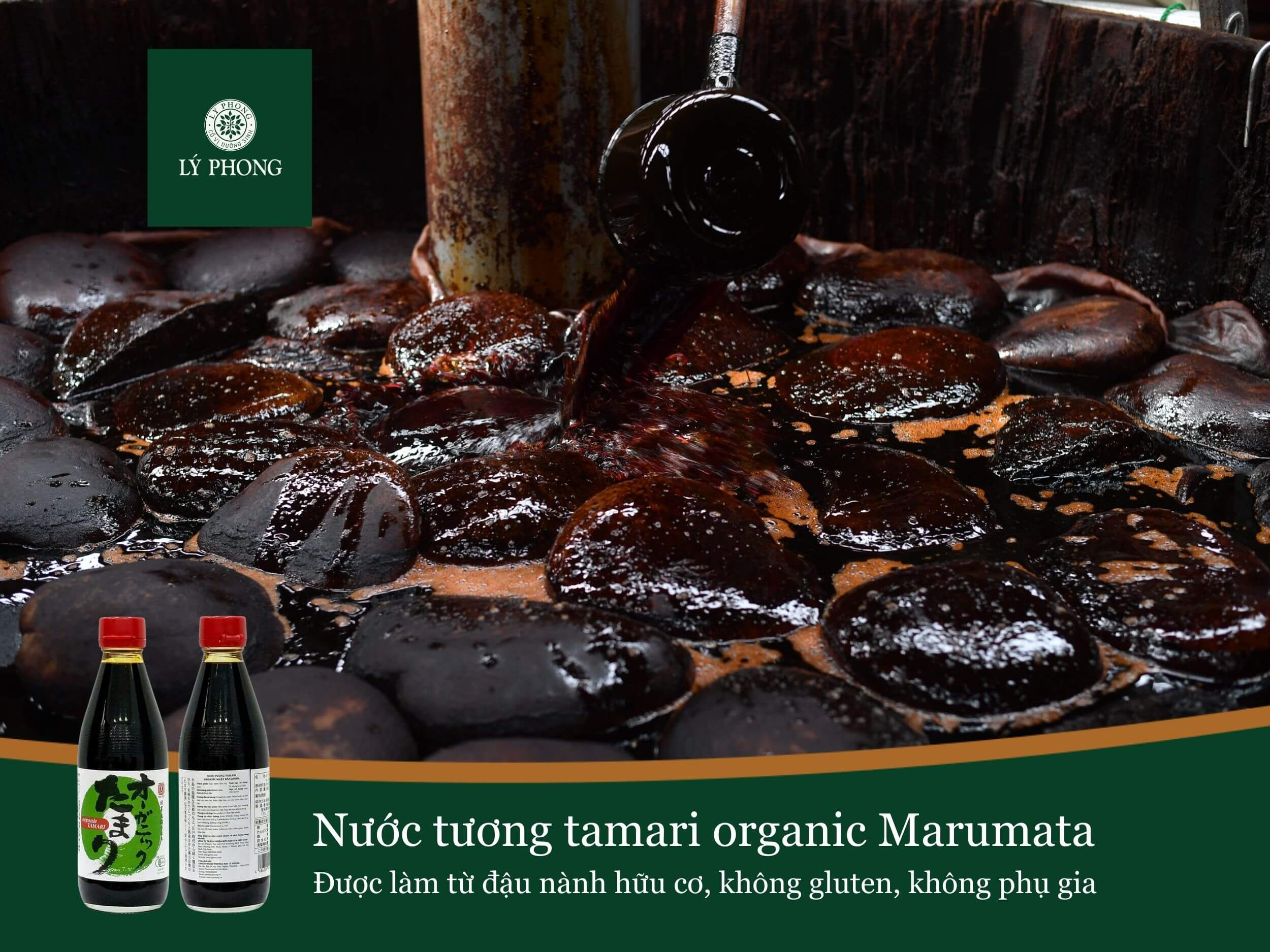 Nước tương Tamari Organic Marumata – Tamari truyền thống chuẩn Nhật Bản