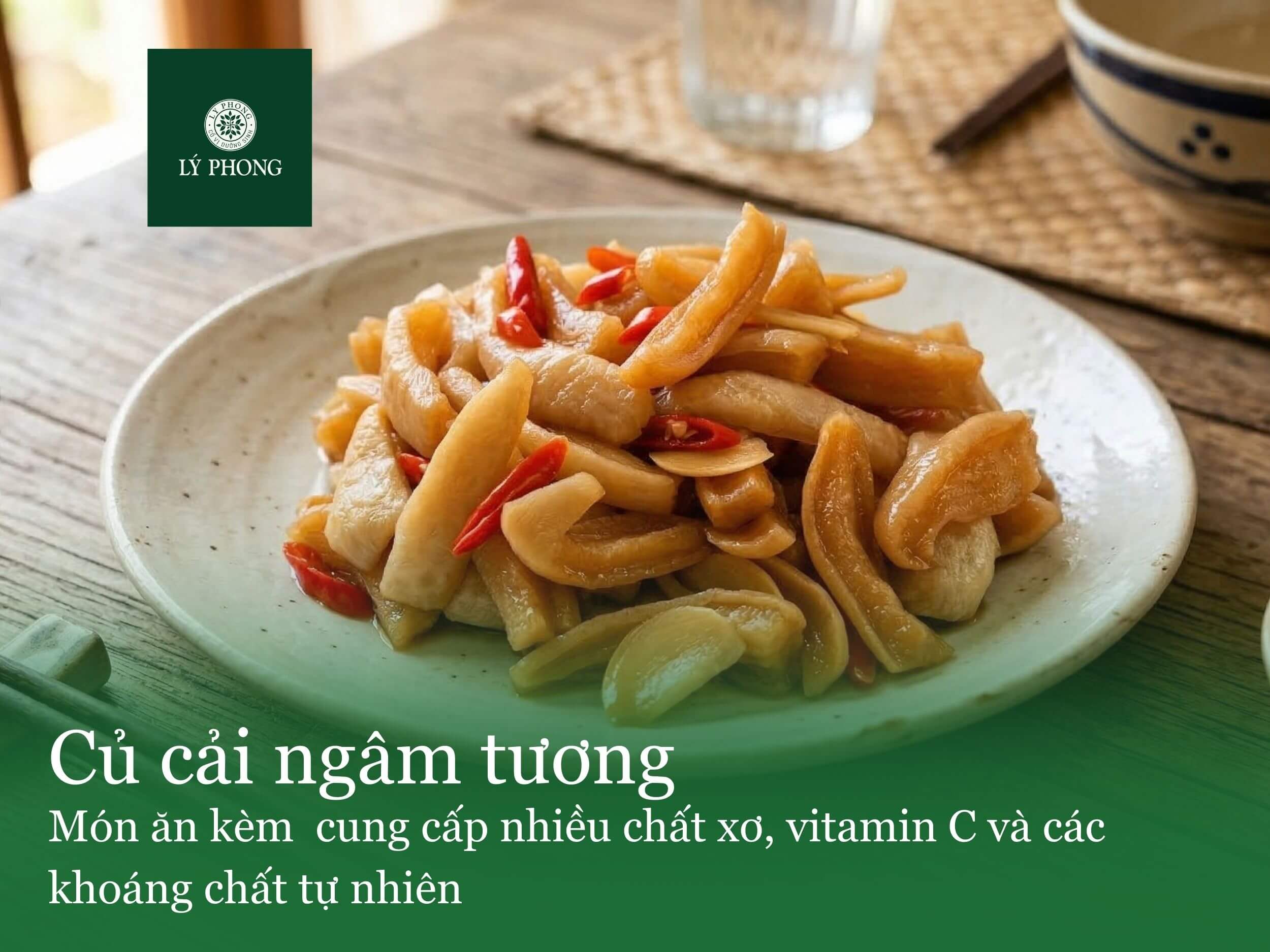 Củ cải ngâm tương tamari có lợi ích gì cho sức khỏe?
