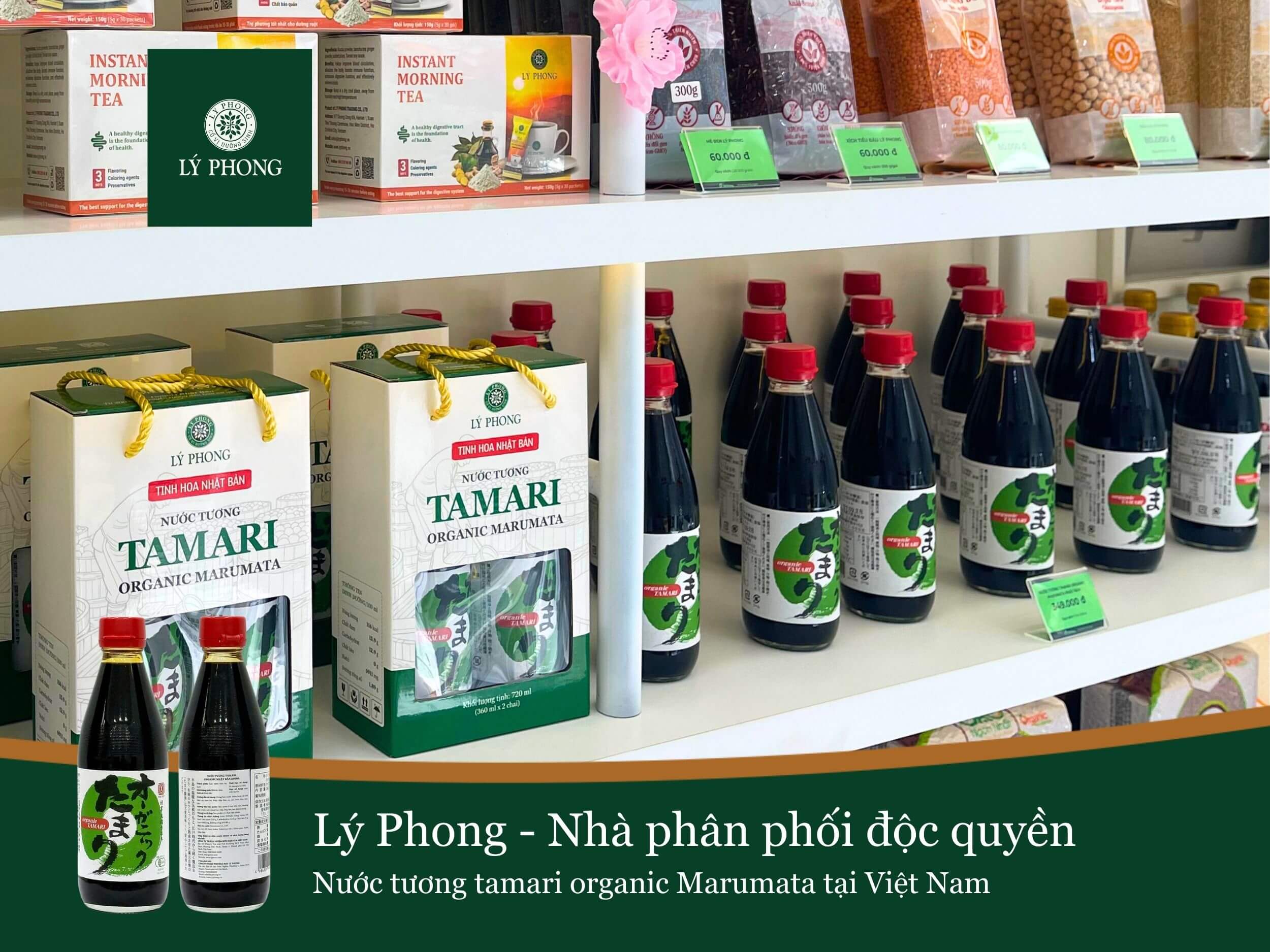 Liên hệ Lý Phong để tìm hiểu nước tương tamari chính hãng