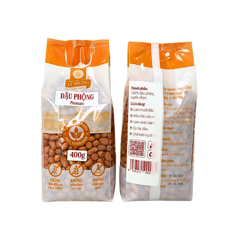 Đậu phộng (Peanuts) - Túi 400 gram