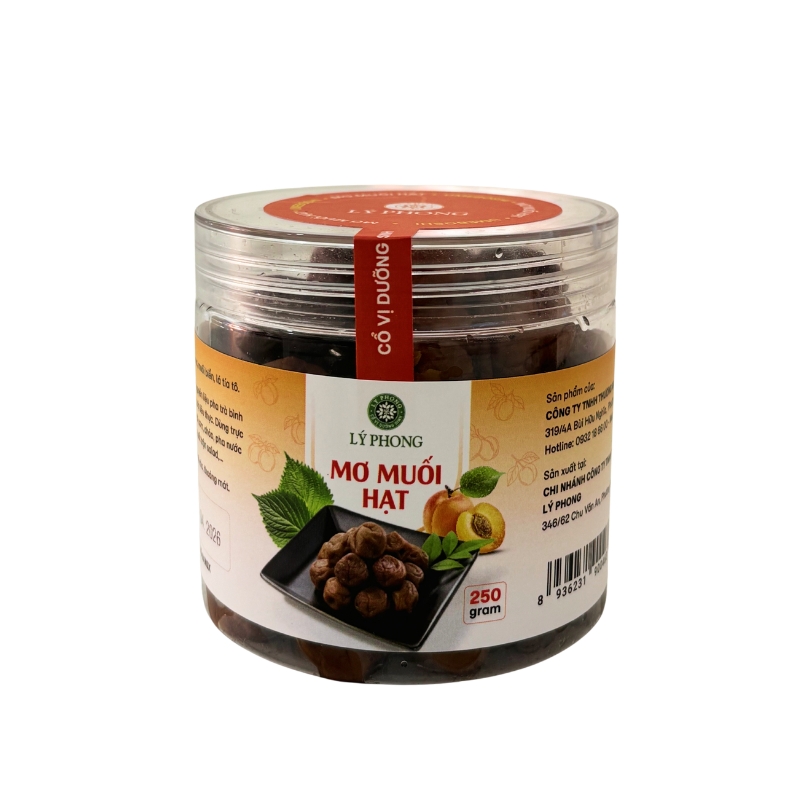 Mơ Muối Hạt (Umeboshi) - Hũ 250 gram