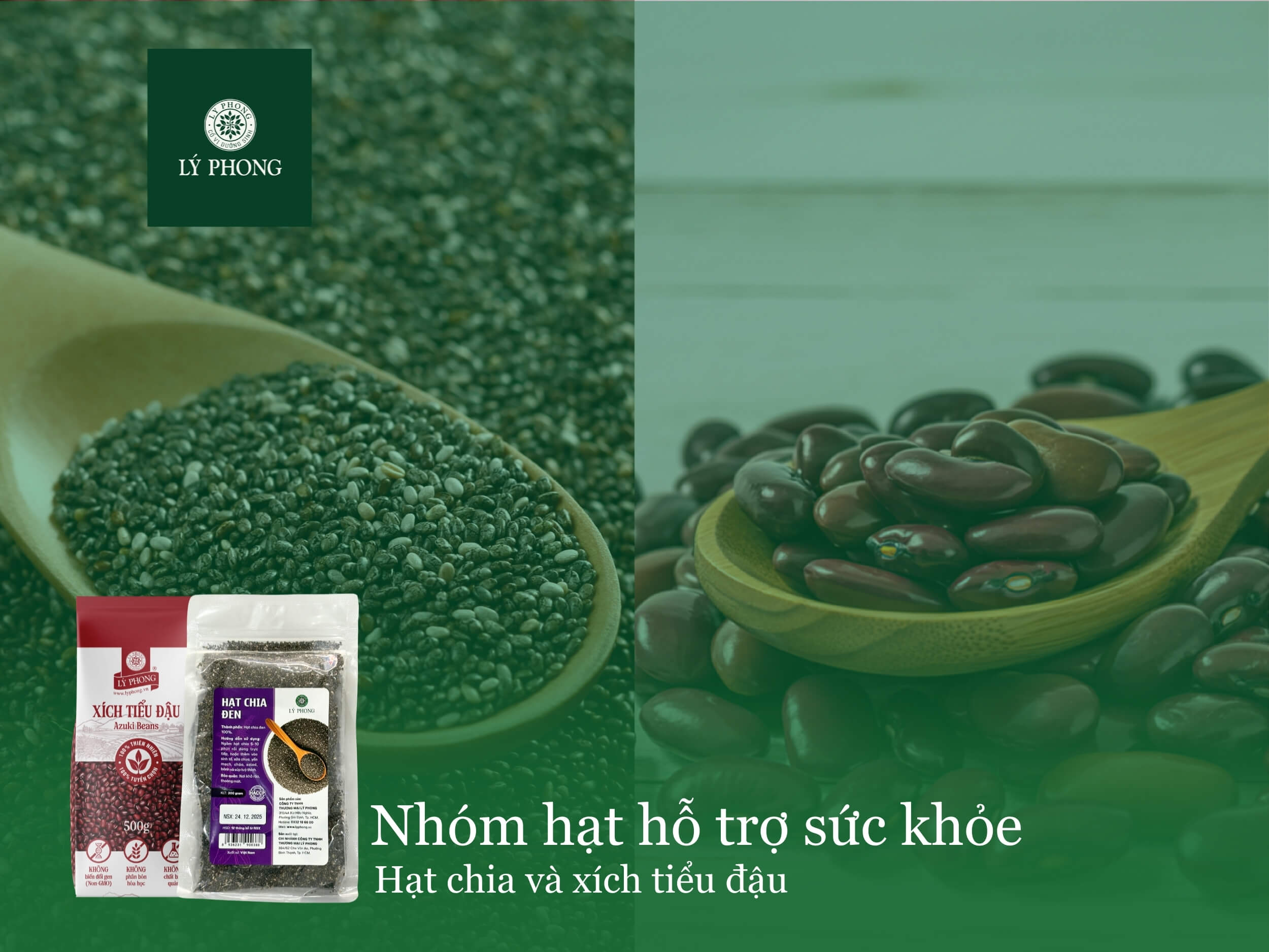 Nhóm hạt hỗ trợ sức khỏe của Lý Phong