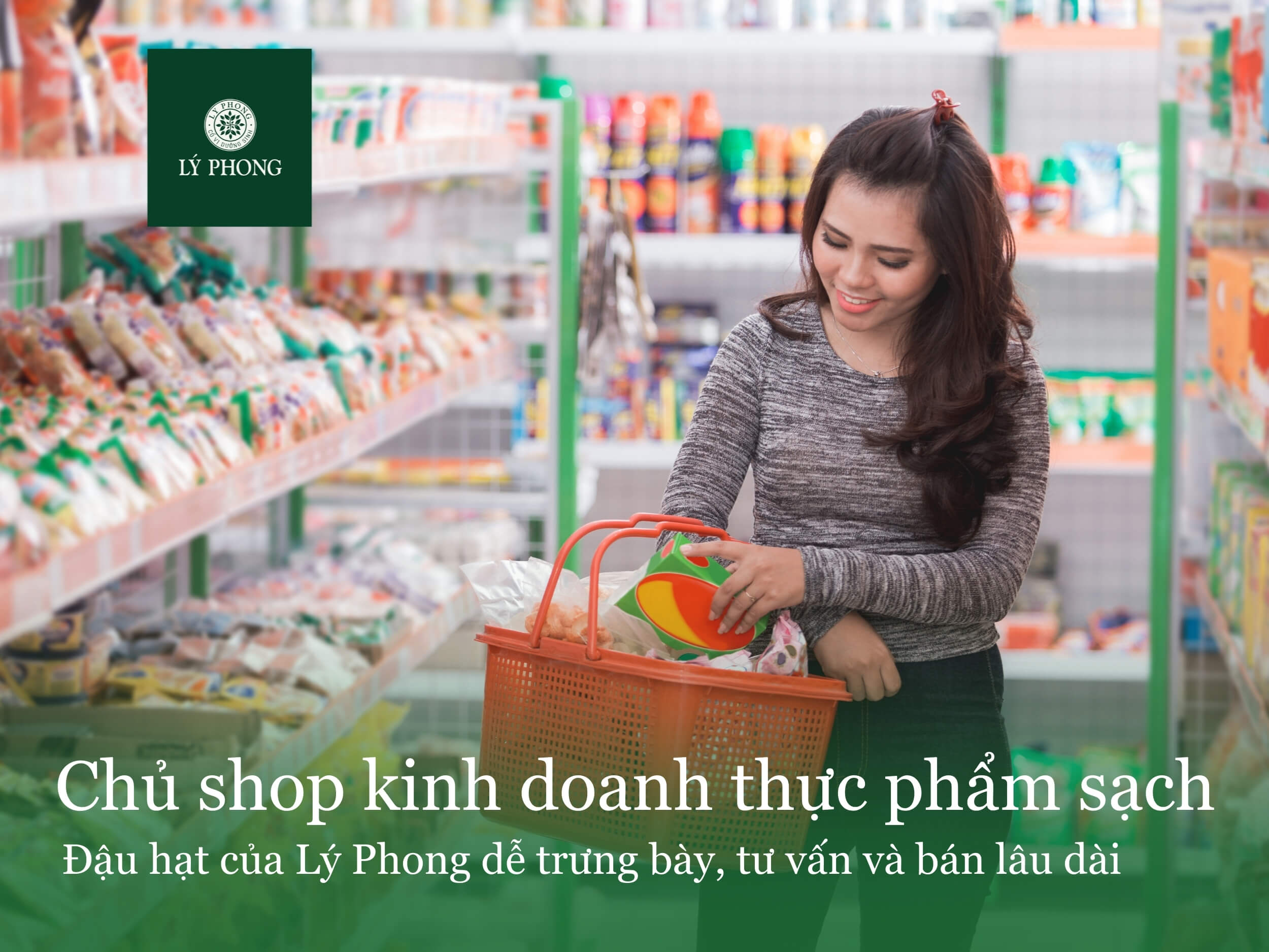 Chủ shop kinh doanh thực phẩm sạch