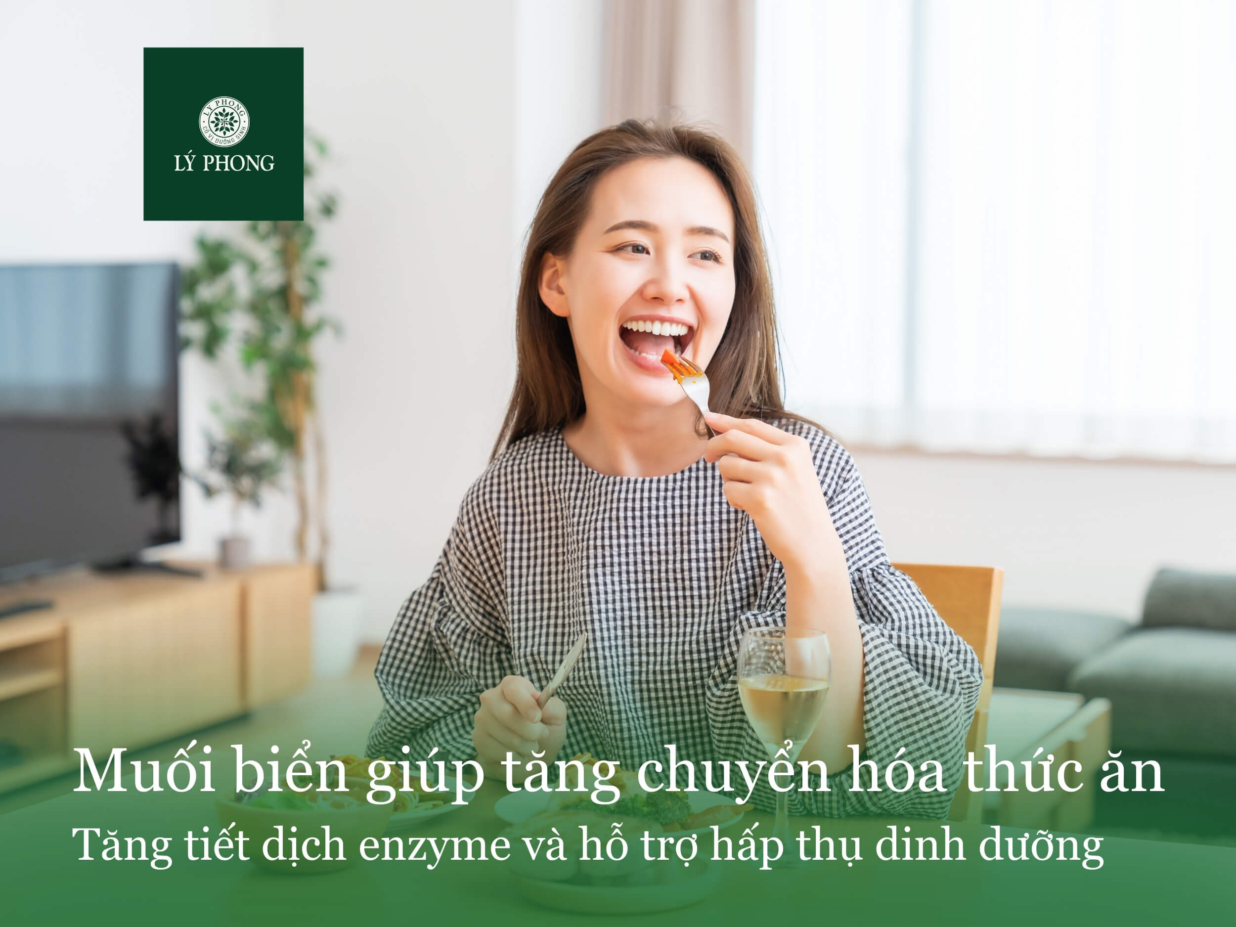 Muối biển tư nhiên giúp tăng chuyển hoá thức ăn