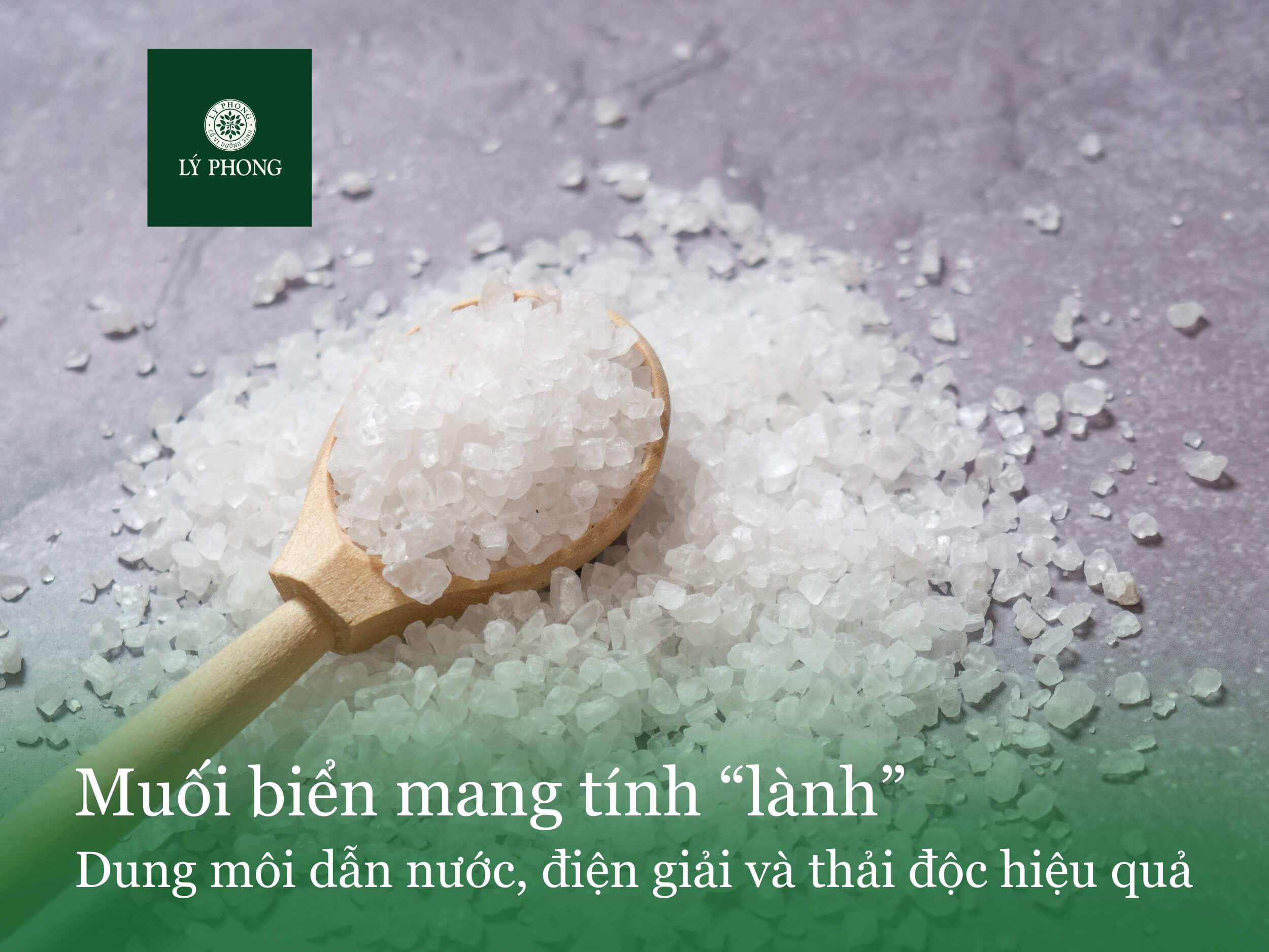 Muối biển tự nhiên mang tính lành