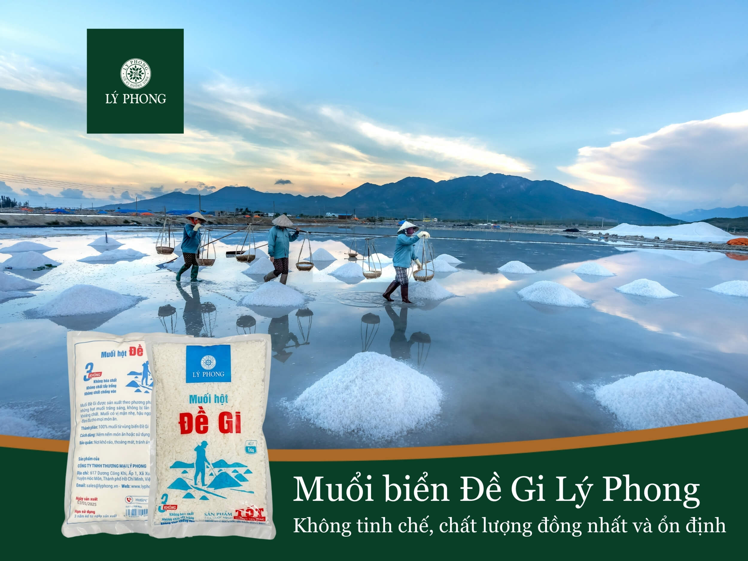 Muối hột Đề Gi Lý Phong 