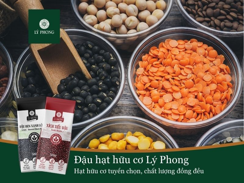 Đậu hạt sạch hữu cơ Lý Phong