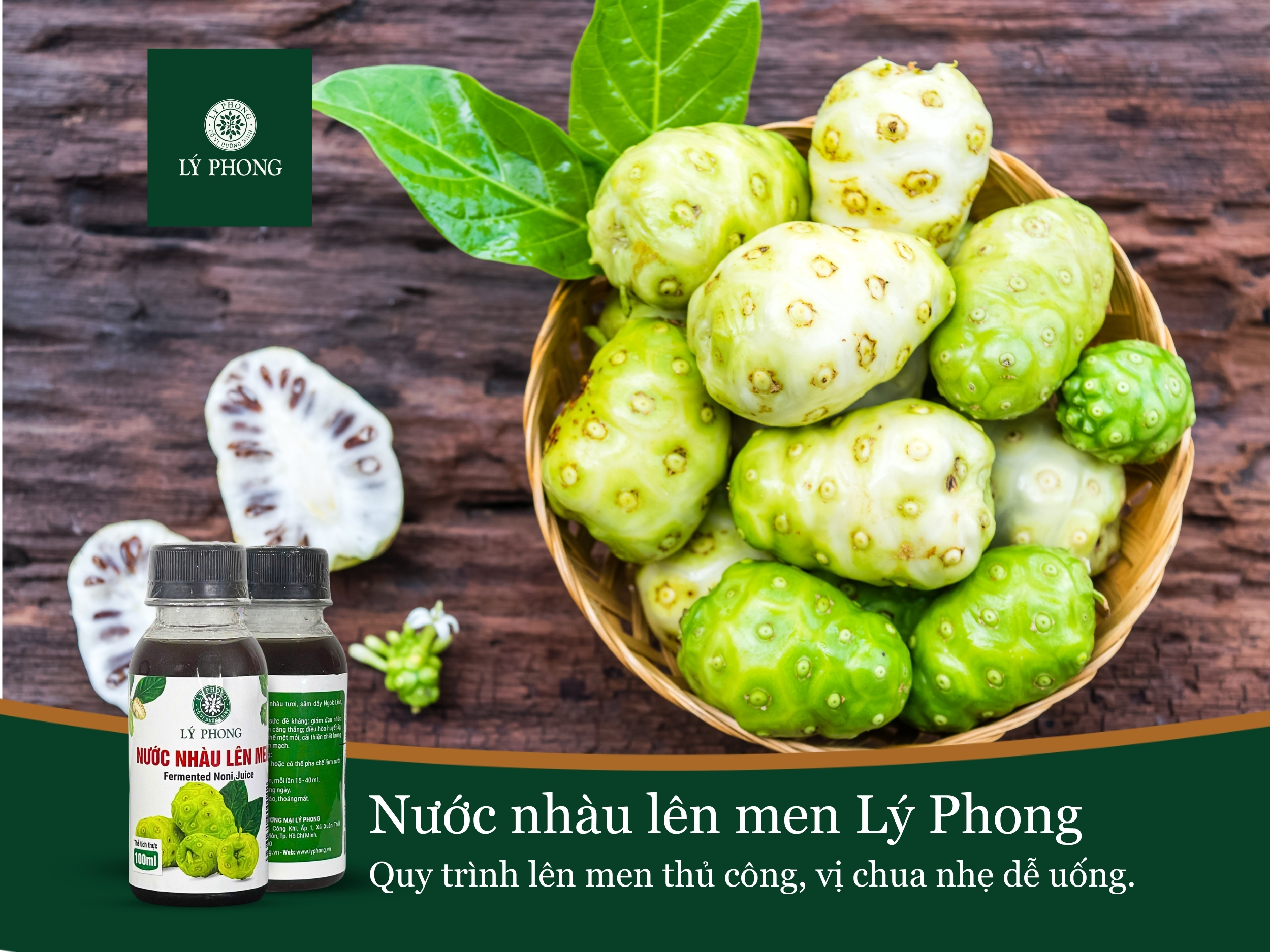 Nước nhàu lên men Lý Phong 