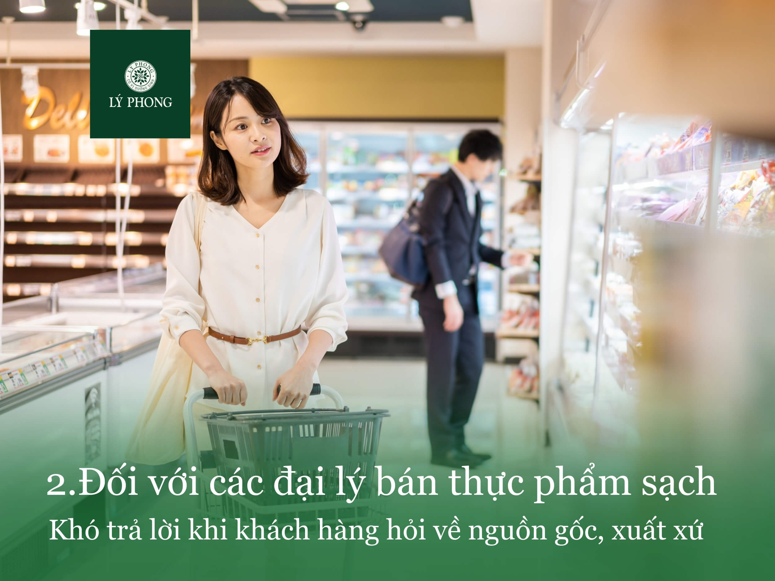 Các đại lý bán thực phẩm sạch