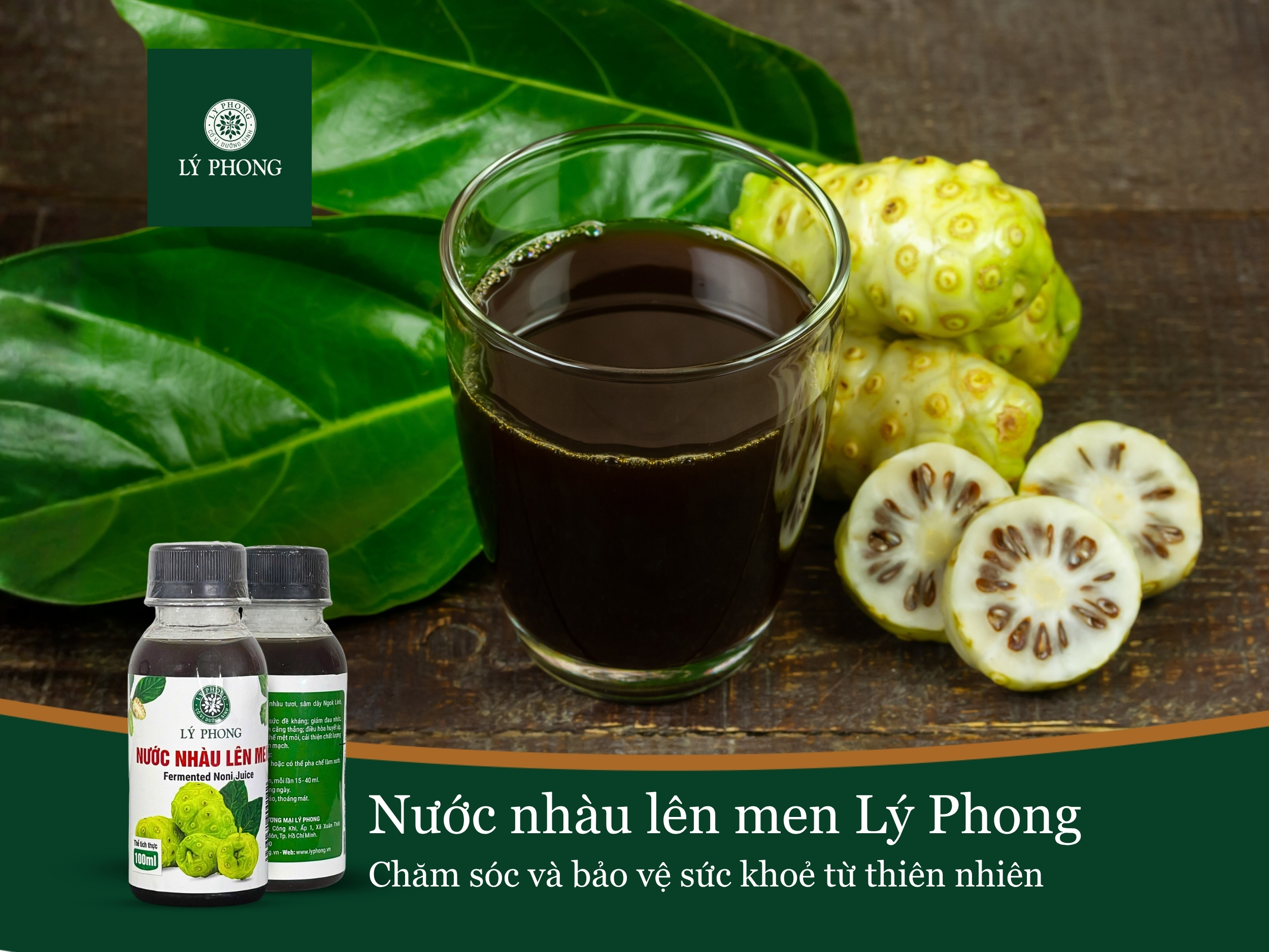 Nước nhàu lên men Lý Phong