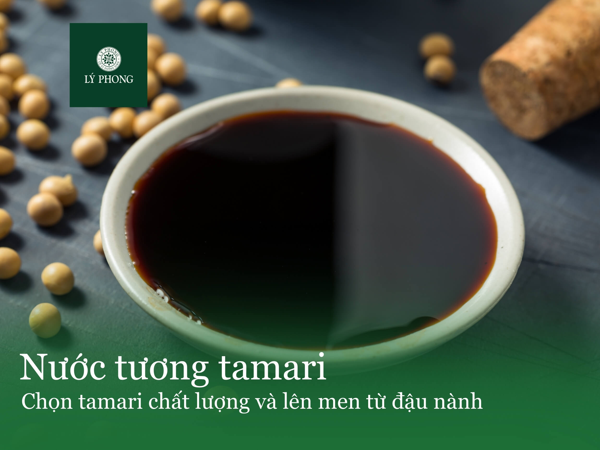 Chuẩn bị nước tương tamari