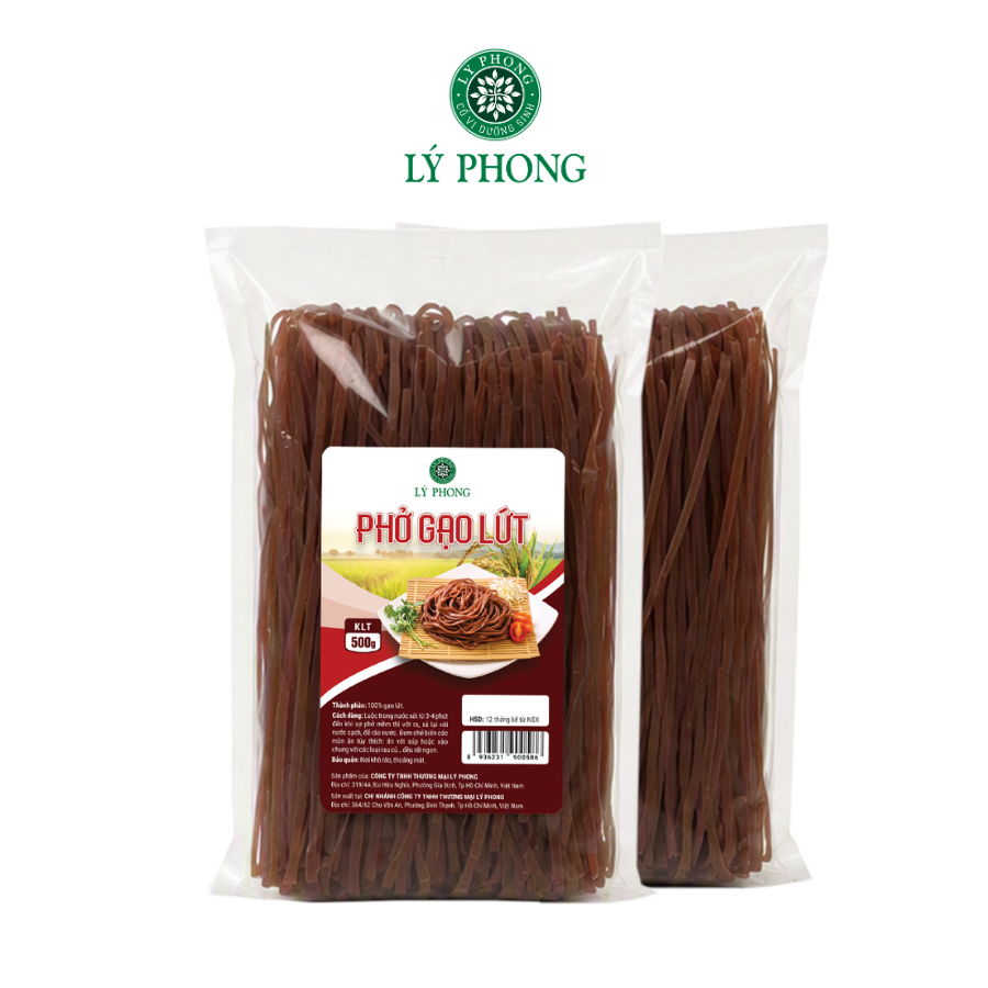 Phở gạo lứt - Bịch 500 gram
