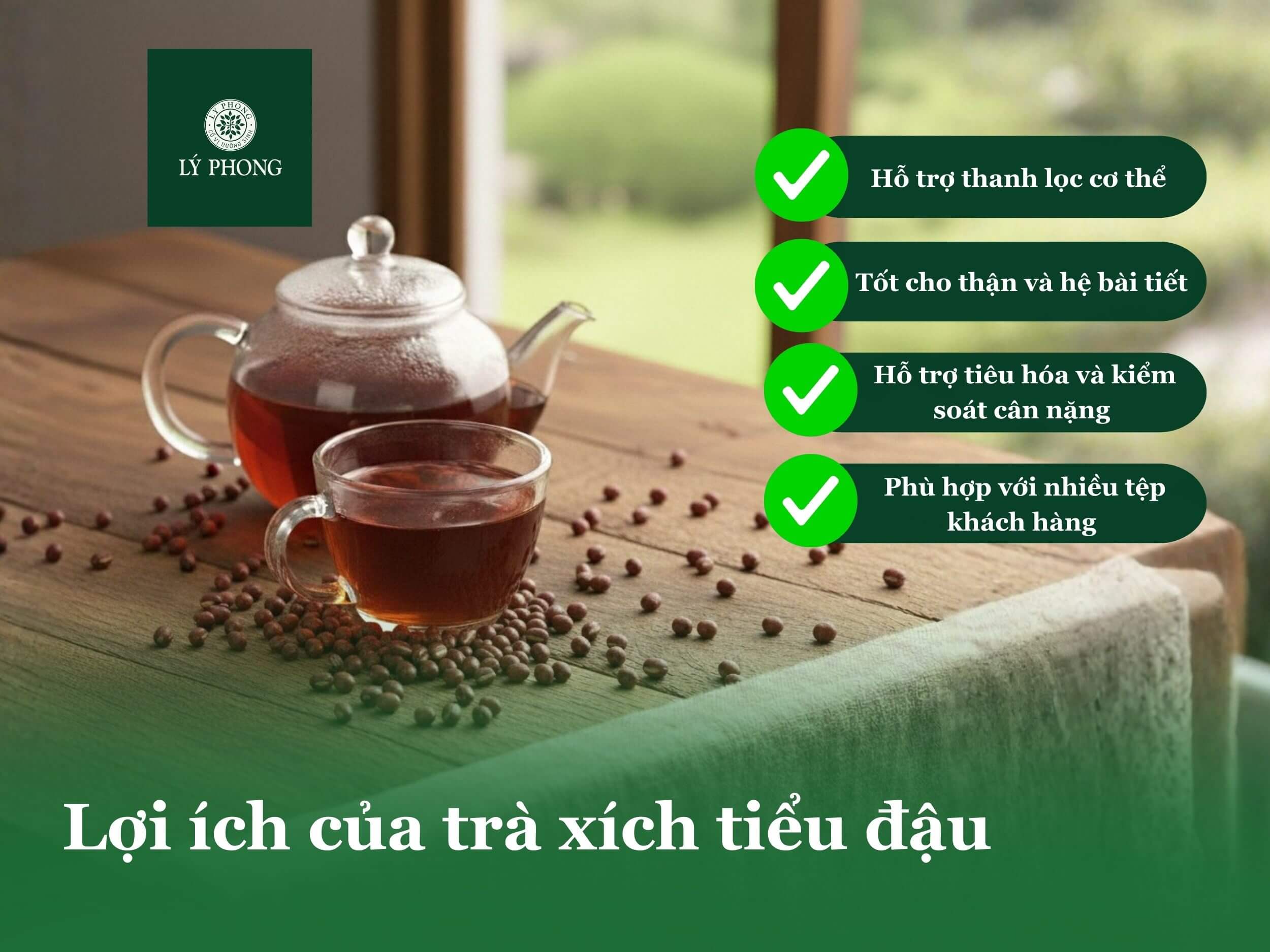 Lợi ích của trà xích tiểu đậu là gì?