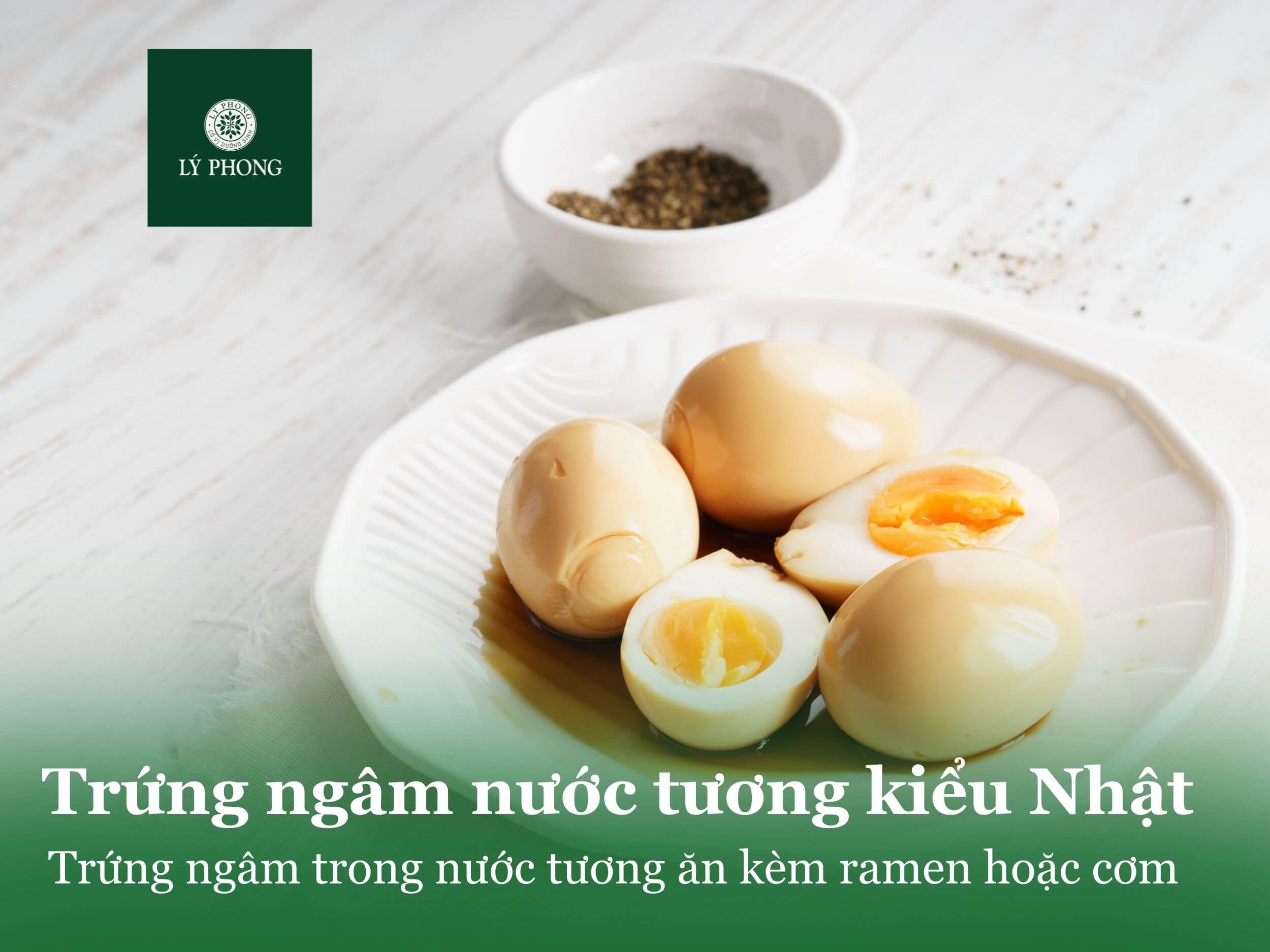 Trứng ngâm nước tương kiểu Nhật là gì?