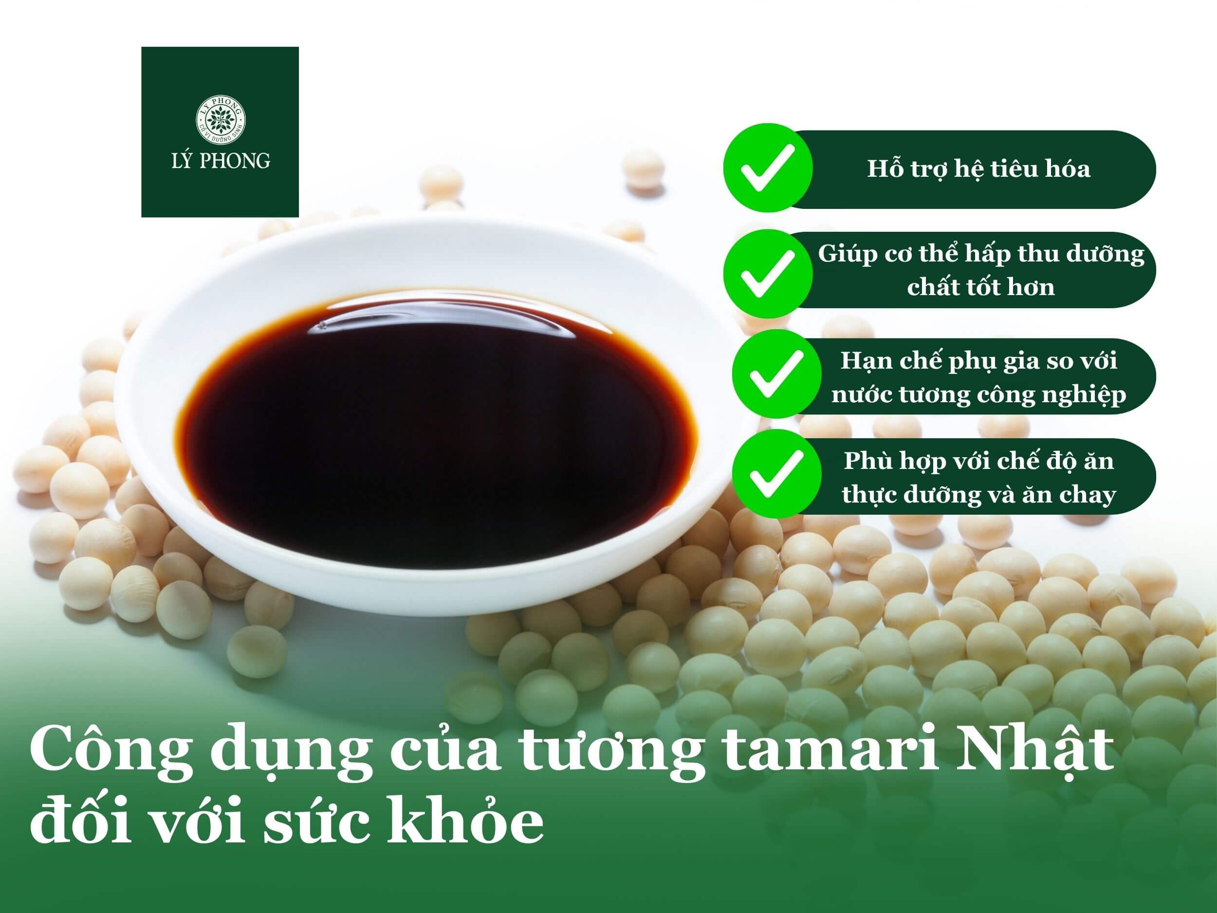 Công dụng của tương tamari Nhật đối với sức khỏe