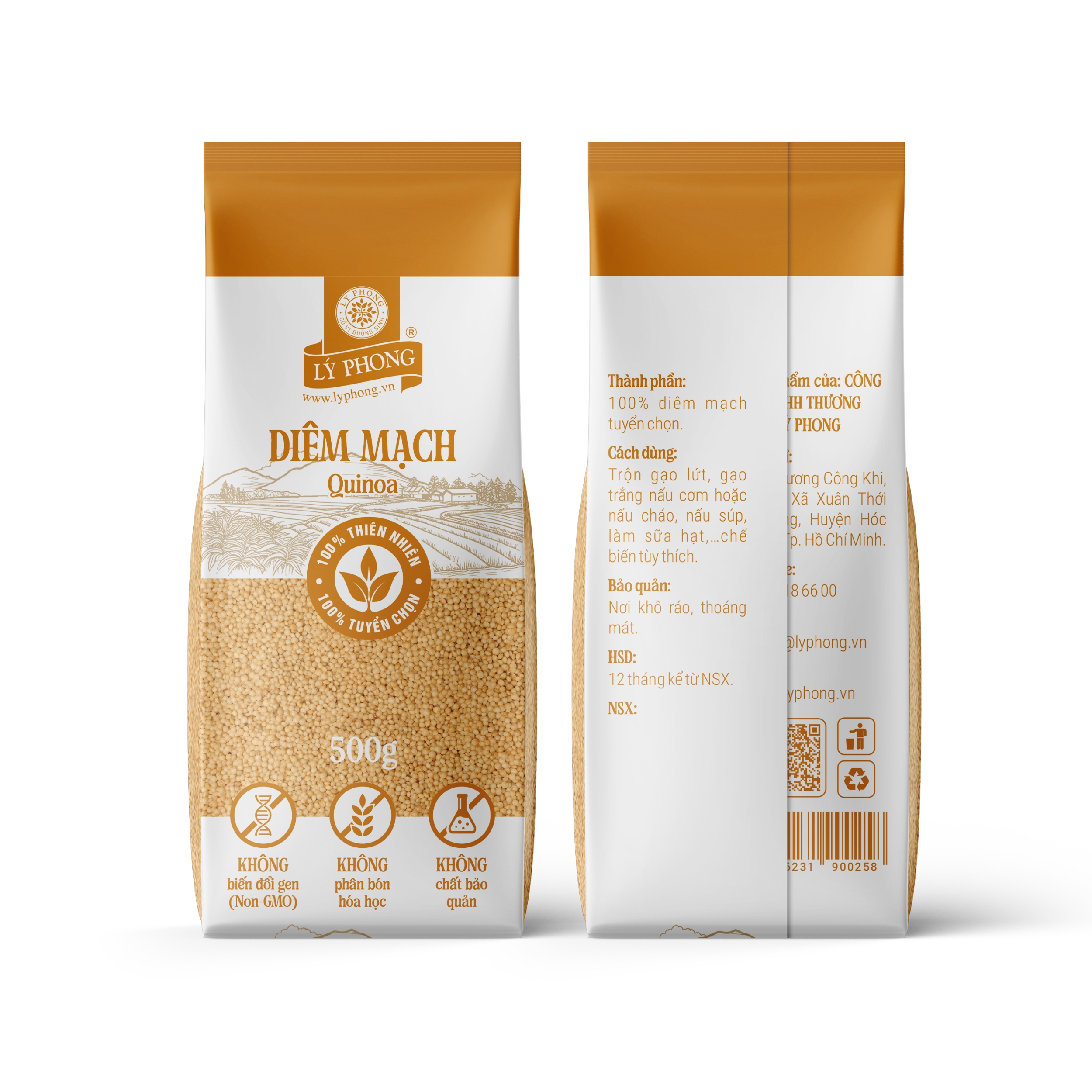 Diêm mạch (Quinoa) - Túi 500 gram