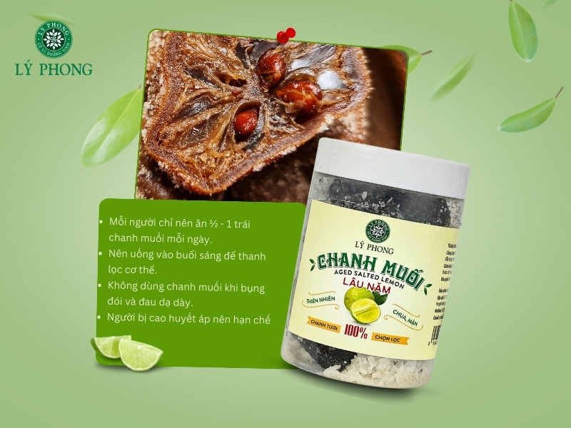 Những lý do nên dùng chanh muối đúng cách
