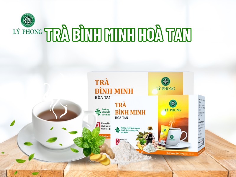 Trà bình minh hoà tan của Lý Phong