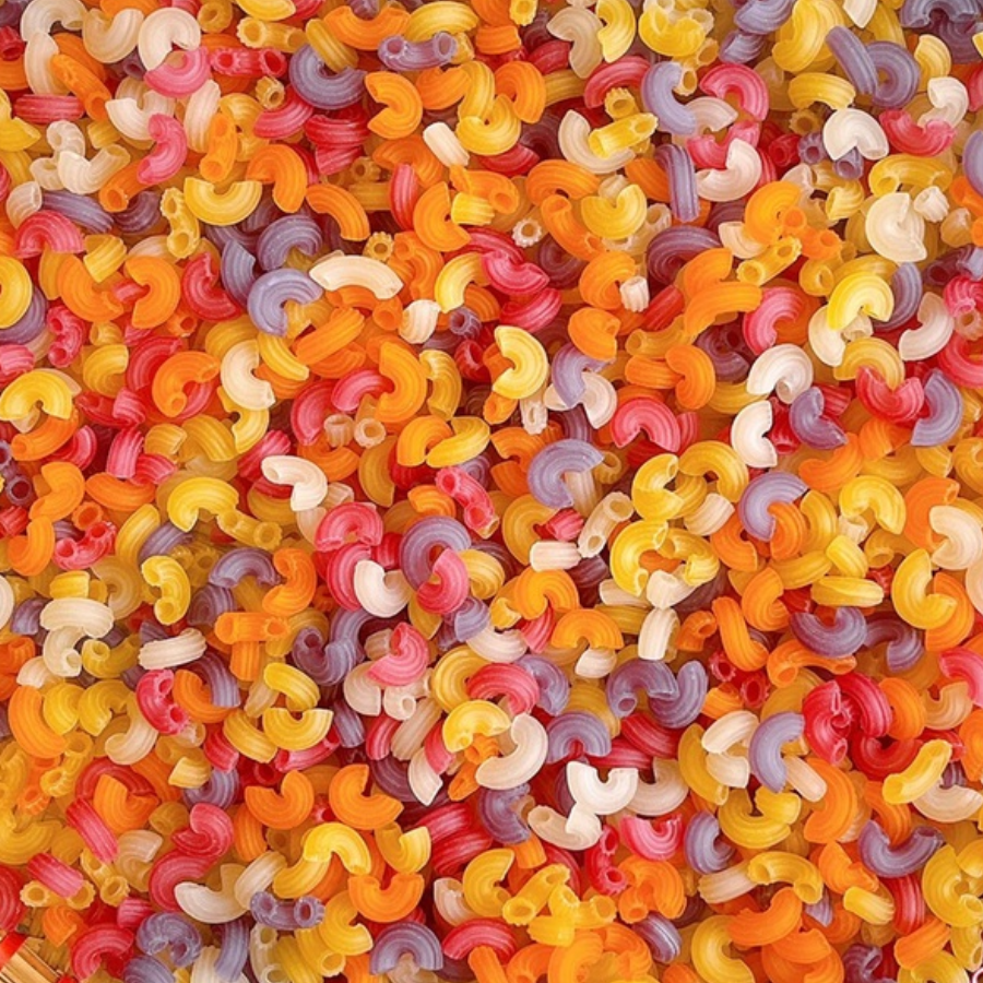 Nui gạo lứt ngũ sắc  -  Bịch 500 gram